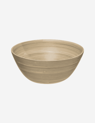 ENSALADERA DE BAMBÚ NATURAL 17 CM