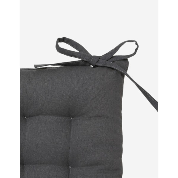 COJIN PARA SILLA 38X38 GRIS OSCURO