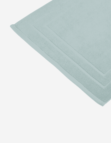 --ALFOMBRA DE BAÑO 50X70 BLANCO AZULADO