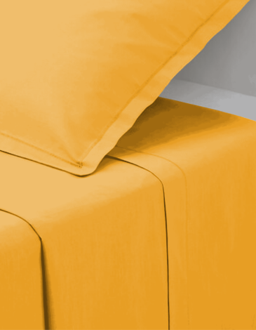 SÁBANA 2 PIEZAS OCRE 240X290 CM