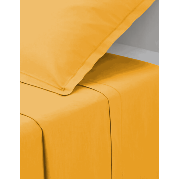 SÁBANA 2 PIEZAS OCRE 240X290 CM