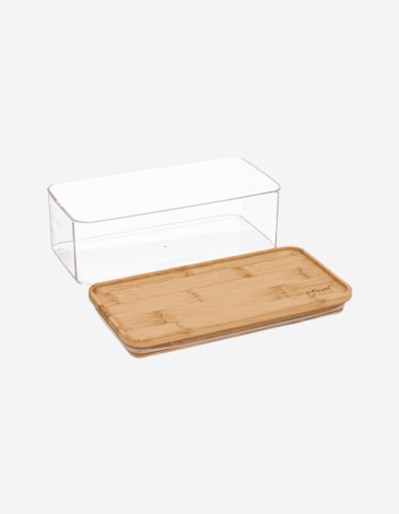 CAJA RECTANGULAR "ESKE" 1L POLIESTIRENO 