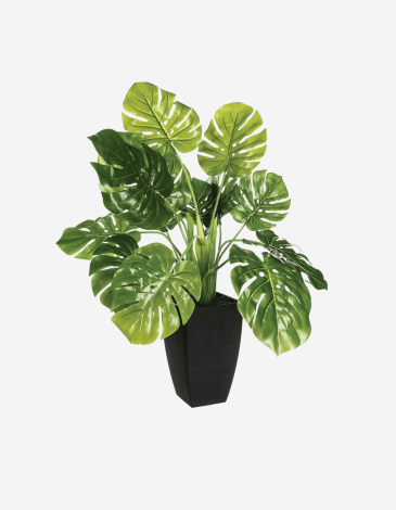 PLANTA ARTIFICIAL VERDE EN MACETA H70