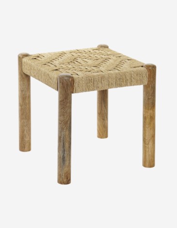 REPOSAPIES CUERDA TRENZADO 40X40X40