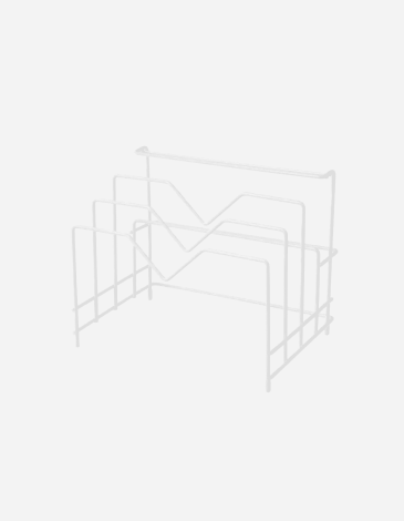 ORGANIZADOR UTENSILIOS METAL BLANCO 27X19X22CM 