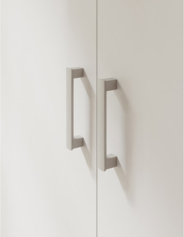 ARMARIO 2P BLANCO 90CM