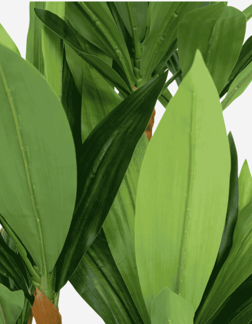 DRACENA ARTIFICIAL MACETA NEGRA 105CM