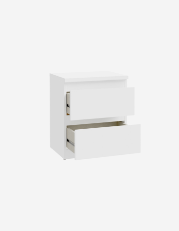 MESITA 2 CAJONES BLANCA