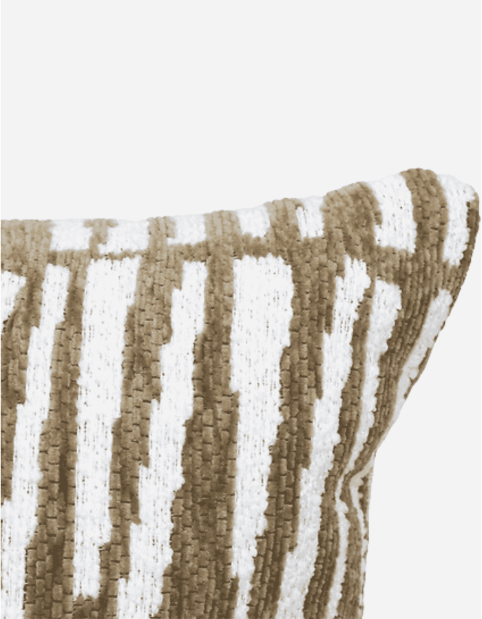 FUNDA COJIN JENI VERDE CAQUI 40X40