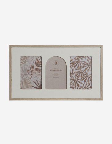 MARCO MULTIFOTO MDF CRISTAL 39X24CM