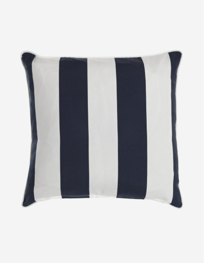 COJÍN POLIESTER 40X40 500GR RAYAS AZUL