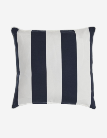 COJÍN POLIESTER 40X40 500GR RAYAS AZUL