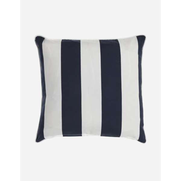 COJÍN POLIESTER 40X40 500GR RAYAS AZUL