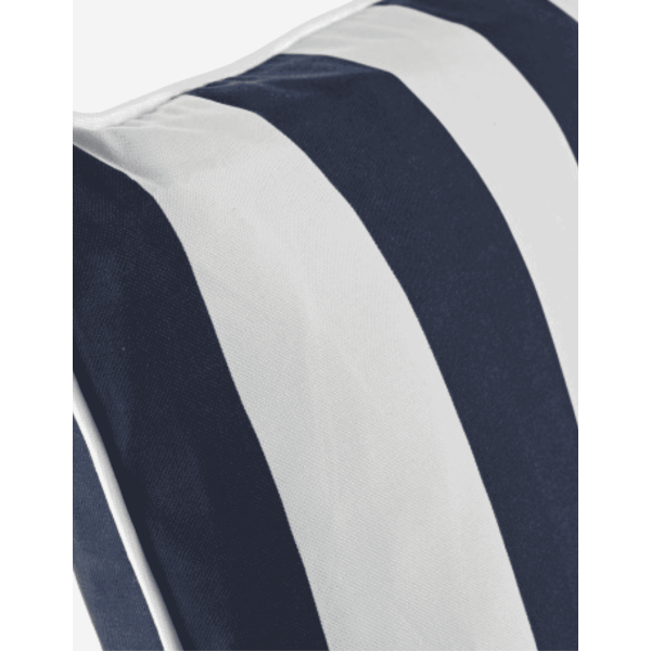 COJÍN POLIESTER 40X40 500GR RAYAS AZUL