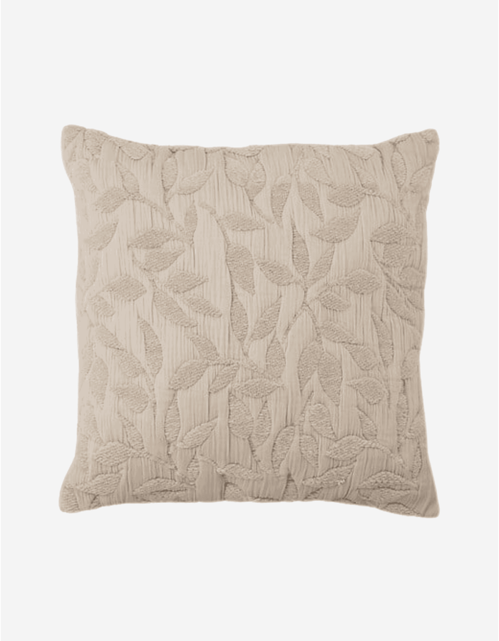 COJIN NIDO DE ABEJA WIDDY 45X45 TERRACOTA