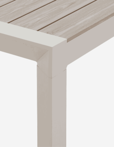 MESA DE JARDIN EVASION 8 PZS LINO Y ARCILLA