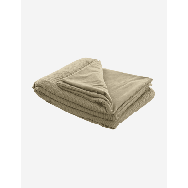 COLCHA POLIESTER 180X260 120GSM BEIGE