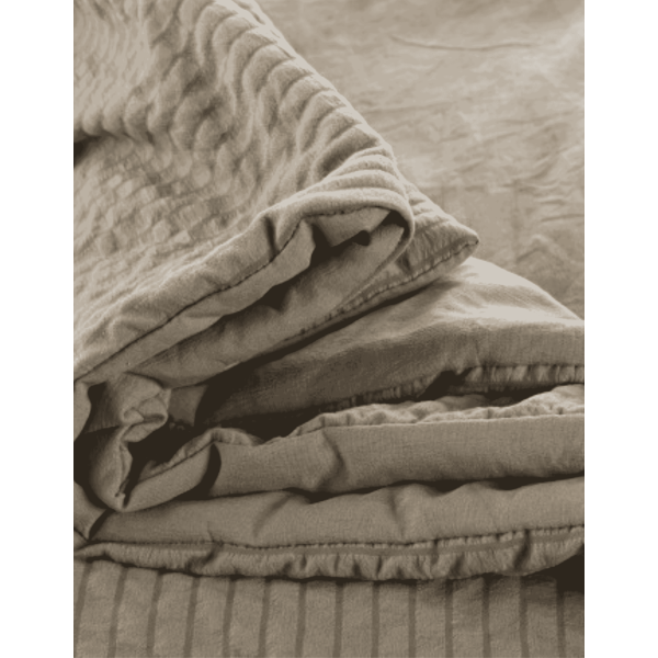 COLCHA POLIESTER 180X260 120GSM BEIGE