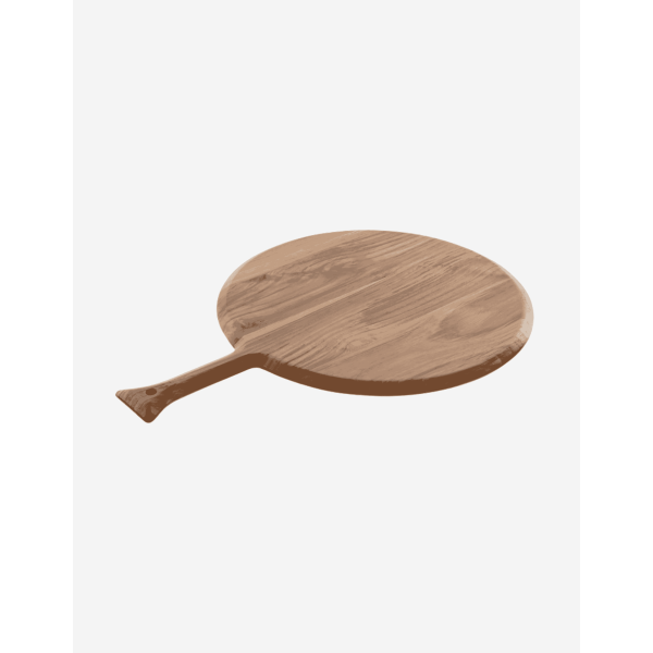 TABLA CORTAR REDONDA TECA 46CM