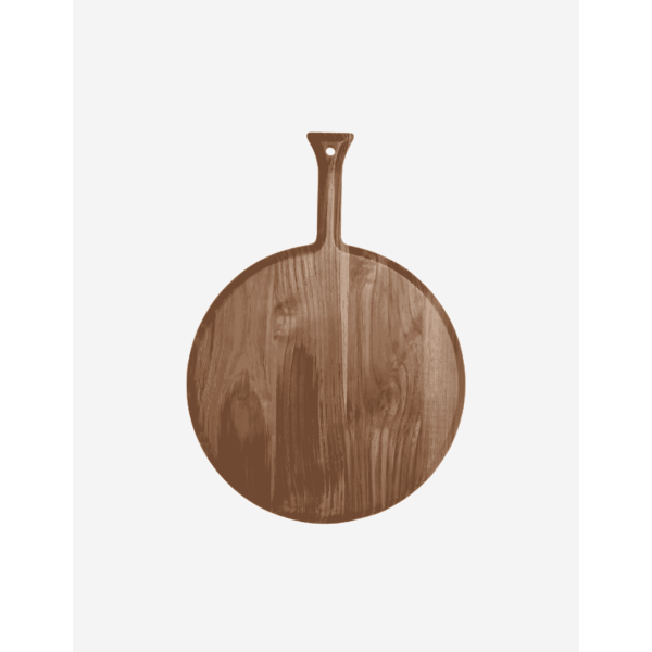 TABLA CORTAR REDONDA TECA 46CM