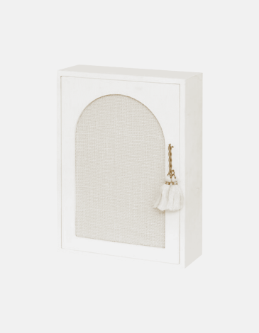 CAJA PARA LLAVES "WILD" BLANCO 