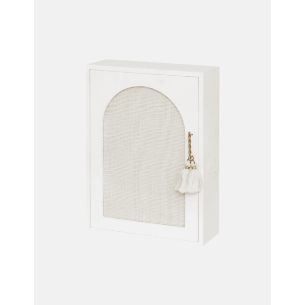 CAJA PARA LLAVES "WILD" BLANCO 