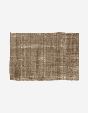 ALFOMBRA YUTE 160X230 ANTIDESLIZ 2200GSM