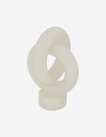 FIGURA LOUAN RESINA BLANCA