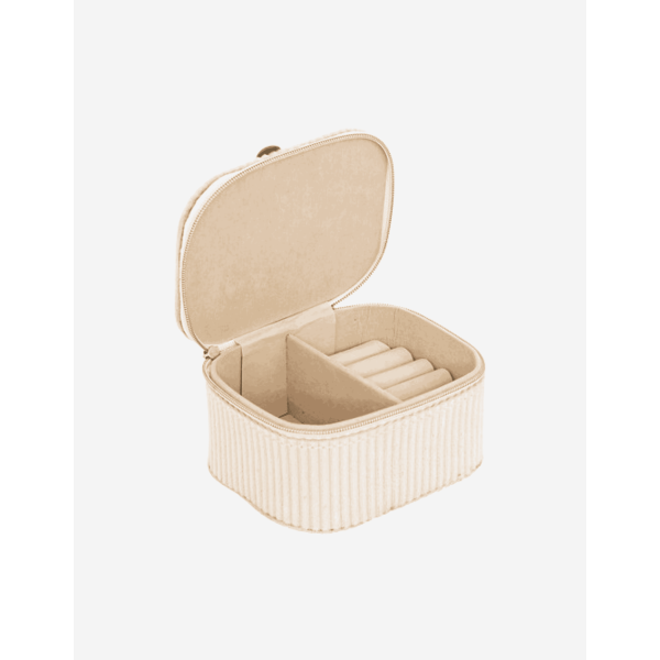 JOYERO ENYA TERCIOPELO BEIGE 