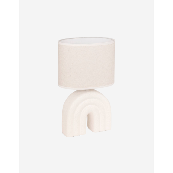 LÁMPARA DE MESA GABIN BLANCO