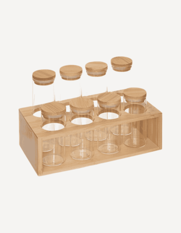 ORGANIZADOR ESPECIAS CON 8 TARROS