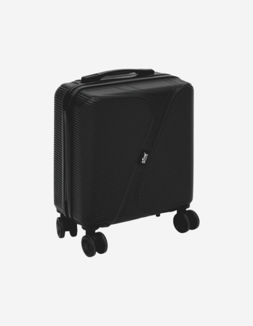 MALETA DE CABINA RÍGIDA NEGRA
