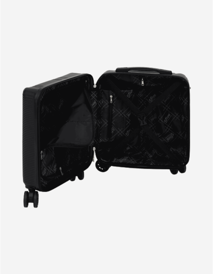 MALETA DE CABINA RÍGIDA NEGRA