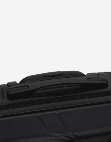 MALETA DE CABINA RÍGIDA NEGRA