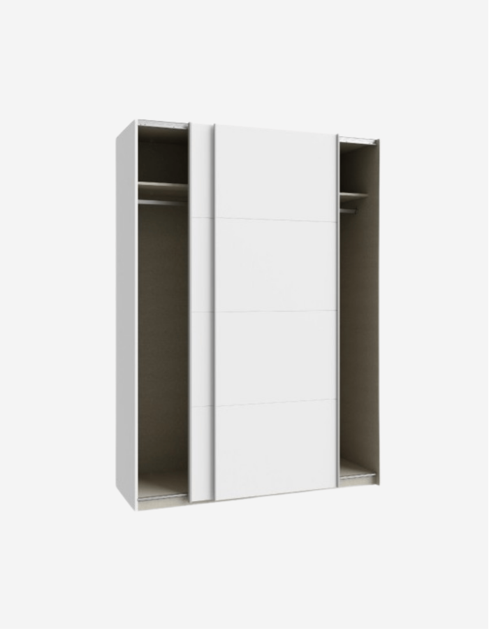 ARMARIO CON CORREDERAS BLANCO 150X210