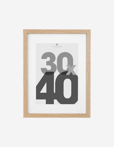 MARCO DE FOTOS EVA 30X40 NATURAL