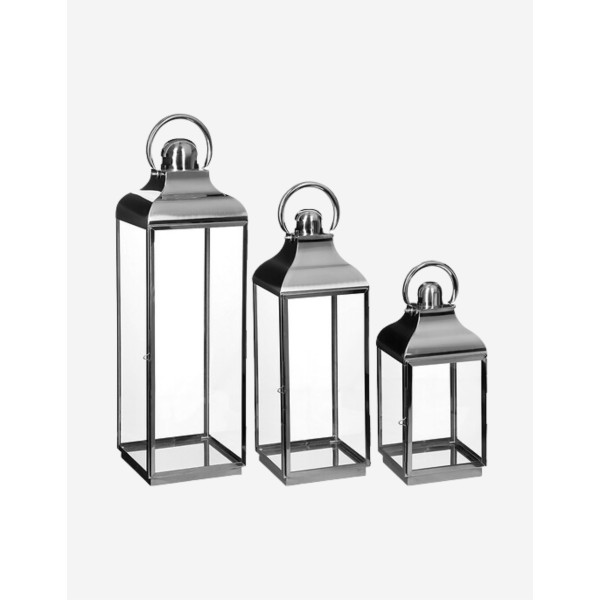FAROL RECTANGULAR DE EXTERIOR INOX L