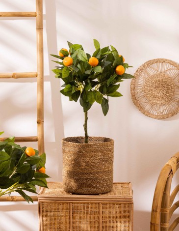 CESTO DE CAÑA NATURAL XL