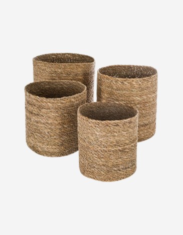 CESTO DE CAÑA NATURAL S