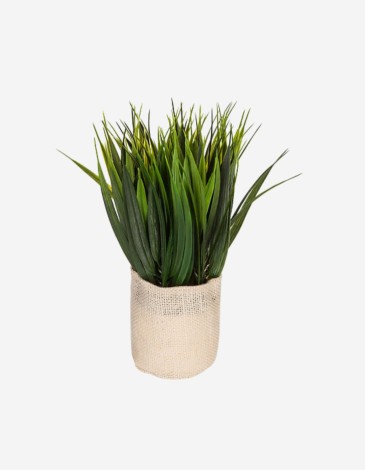 PLANTA ARTIFICIAL YUTE CON MACETA