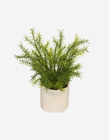 PLANTA ARTIFICIAL YUTE CON MACETA