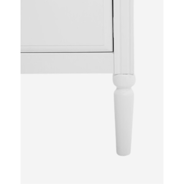 CONSOLA 2 CAJONES BLANCO NATURAL