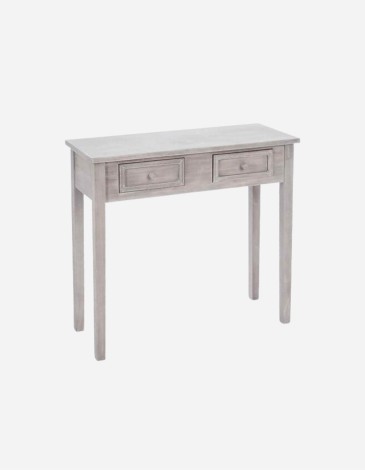 CONSOLA EN MADERA NATURAL