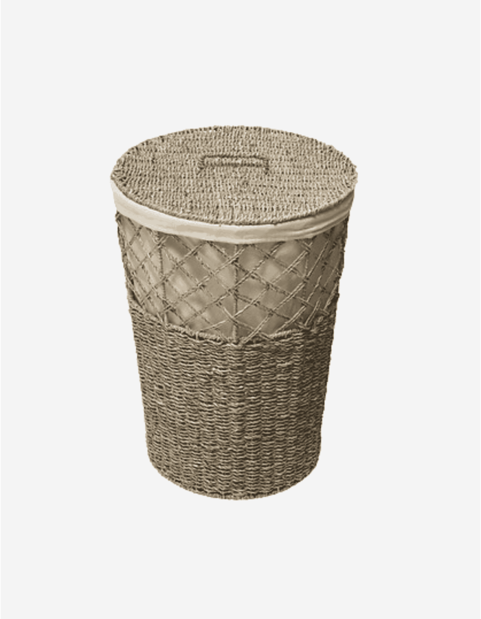 CESTO PARA COLADA REDONDO DE CAÑA 41L