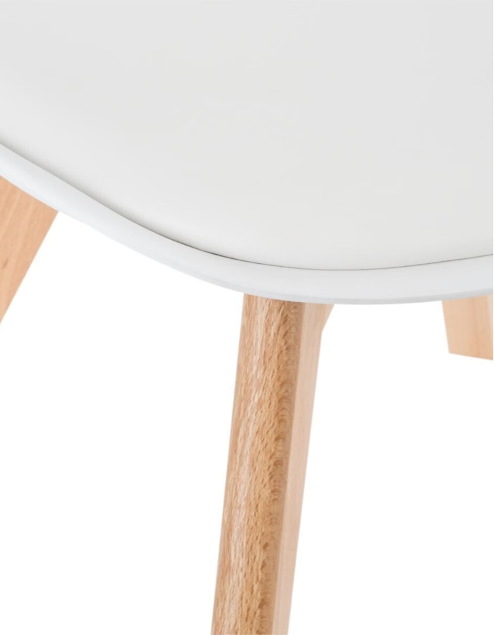 SILLA DE COMEDOR BLANCA BAYA