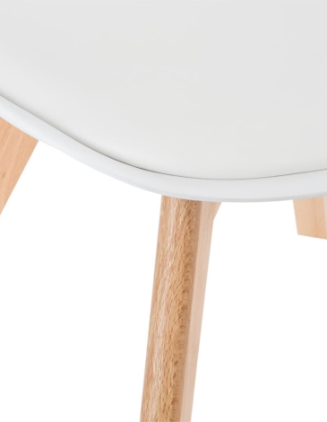 SILLA DE COMEDOR BLANCA BAYA