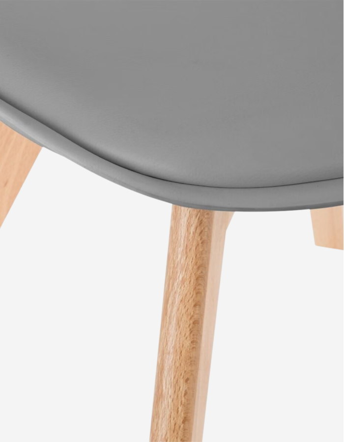 SILLA DE COMEDOR GRIS BAYA