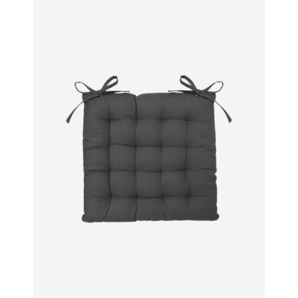 COJIN PARA SILLA 38X38 GRIS OSCURO