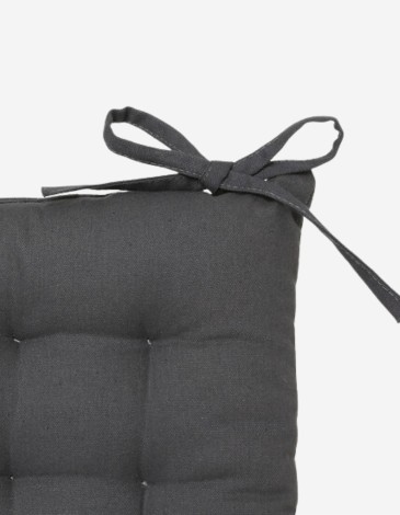 COJIN PARA SILLA 38X38 GRIS OSCURO