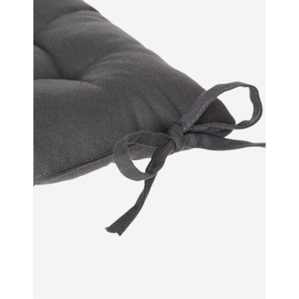 COJIN PARA SILLA 38X38 GRIS OSCURO